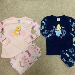 Hanna Andersson Princess pajama bundle 2T